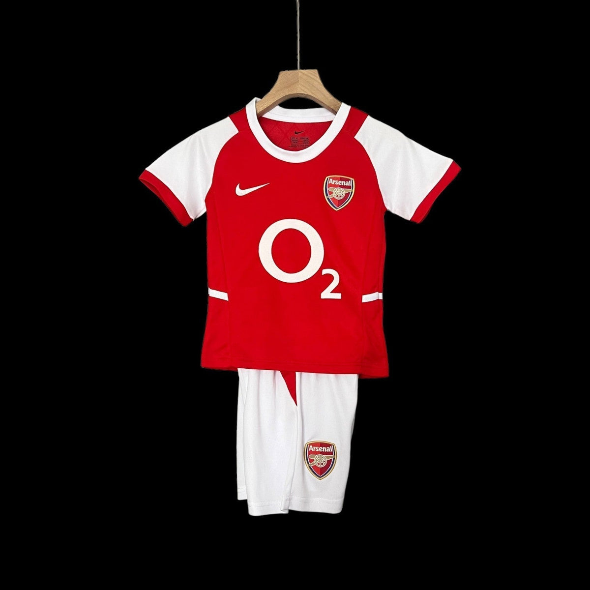 Maillot enfant Arsenal 02/03 version fan — vue face