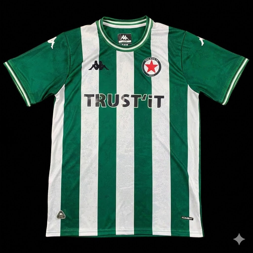 Maillot Red Star 25/26 version fan — vue face