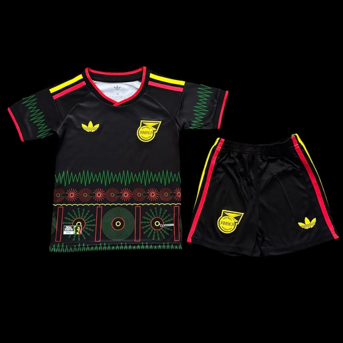 Maillot enfant Jamaïque 26/27 version fan — vue face