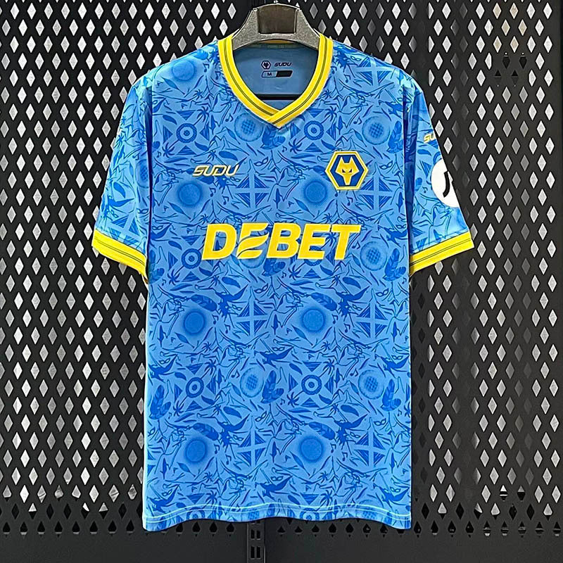 Maillot Wolves 25/26 version fan — vue face