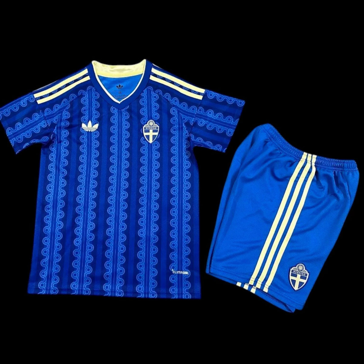 Maillot enfant Suède 26/27 version fan — vue face
