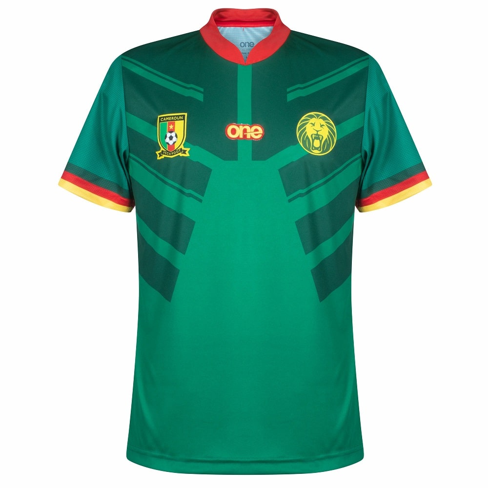 Maillot Cameroun 2024 version fan — vue face