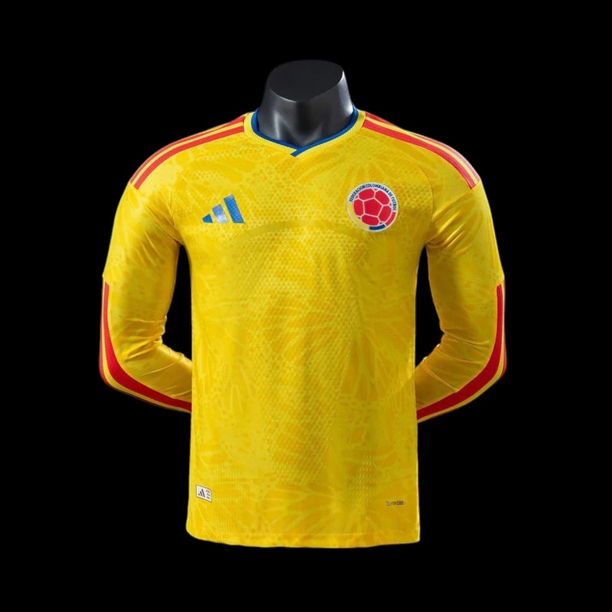 Maillot manches longues Colombie 26/27 version joueur — vue face