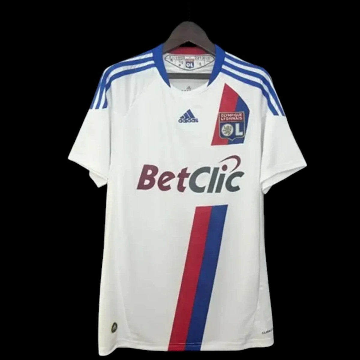 Maillot Olympique Lyonnais 10/11 version fan — vue face