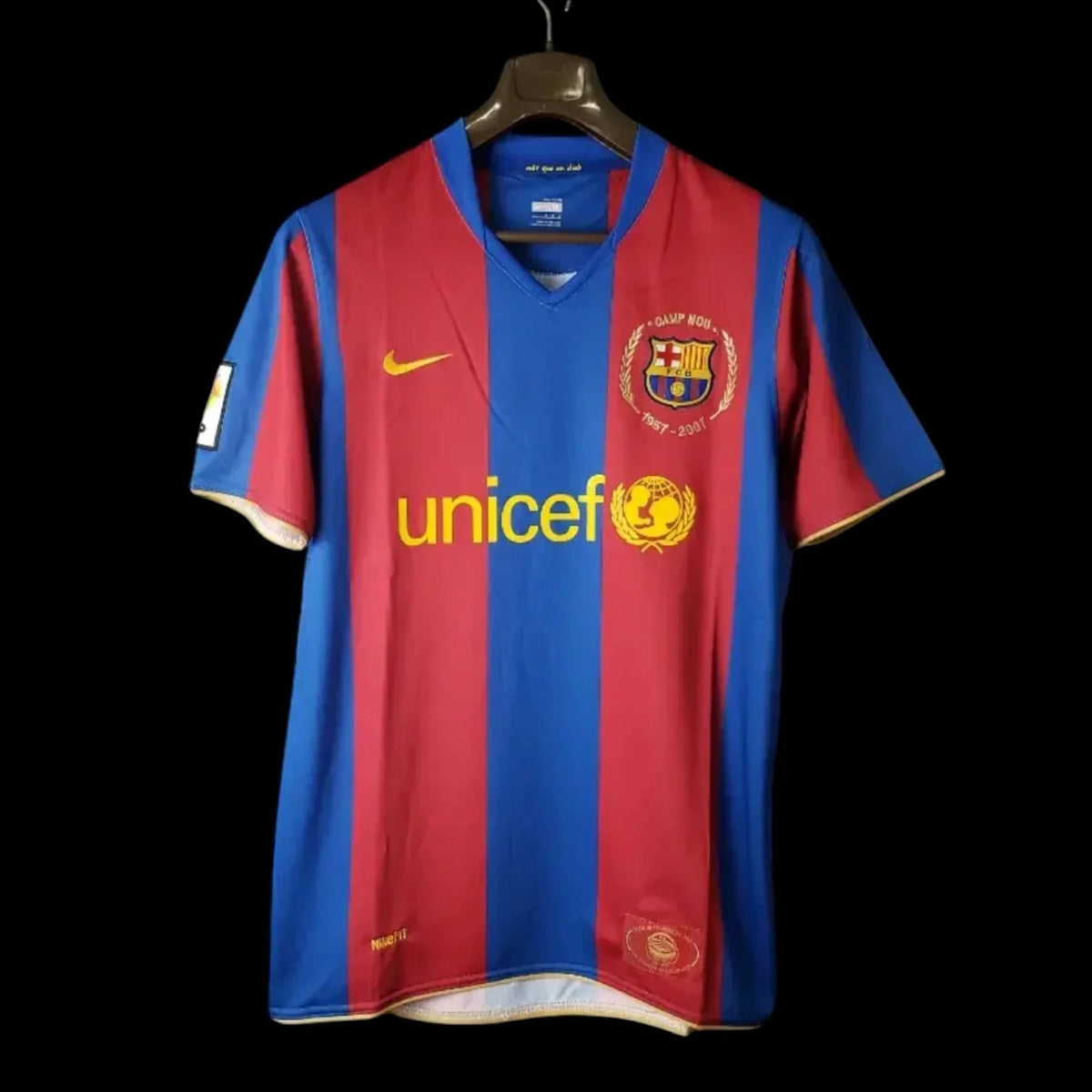 Maillot FC Barcelone 07/08 version fan — vue face