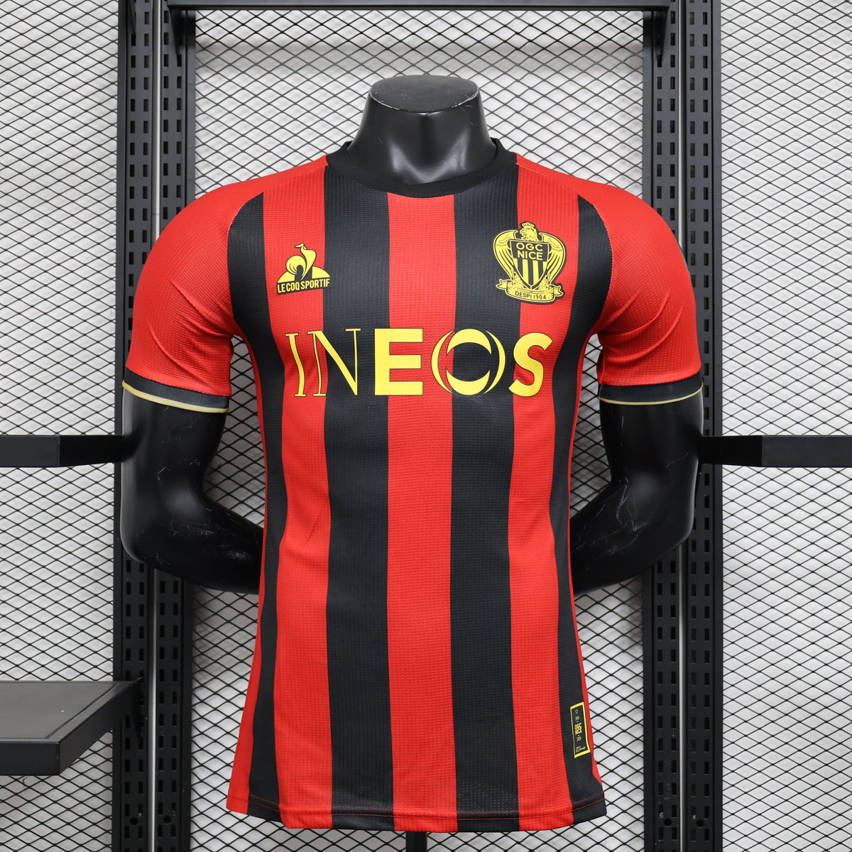 Maillot OGC Nice 24/25 version fan — vue face