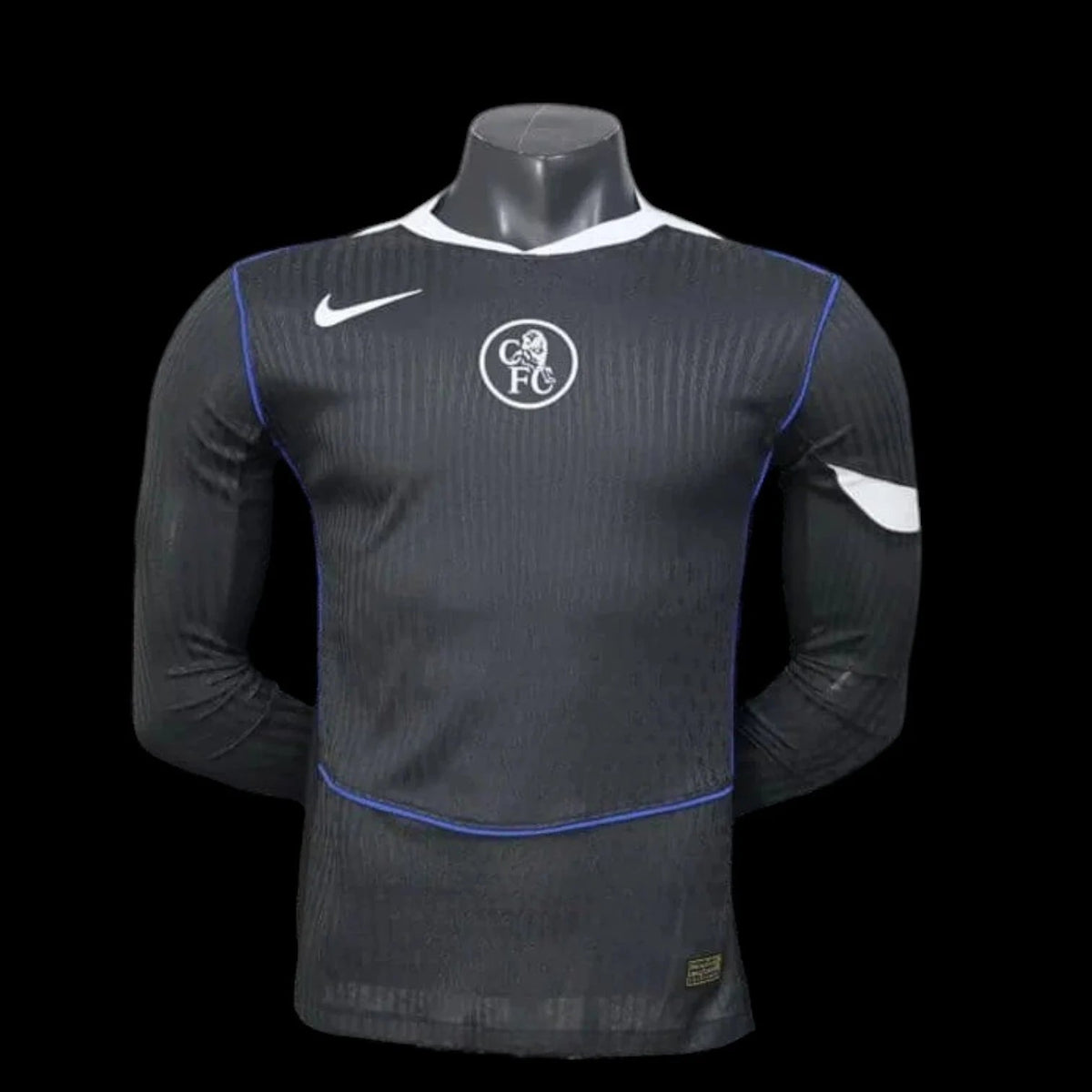 Maillot manches longues Chelsea FC 25/26 version joueur — vue face