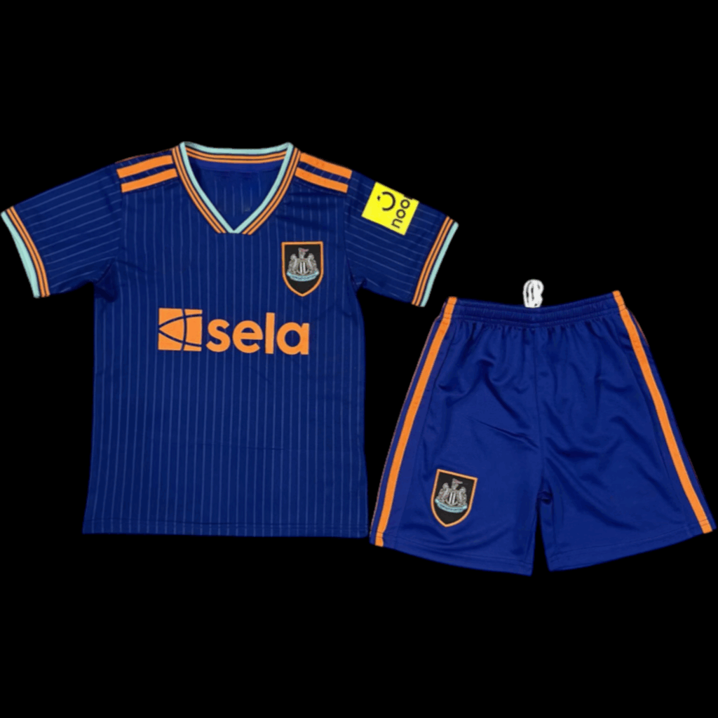 Maillot enfant Newcastle 25/26 version fan — vue face