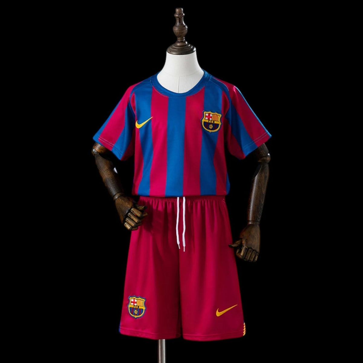 Maillot enfant FC Barcelone 05/06 version fan — vue face