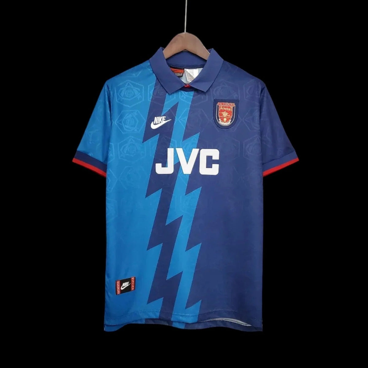 Maillot Arsenal 95/96 version fan — vue face