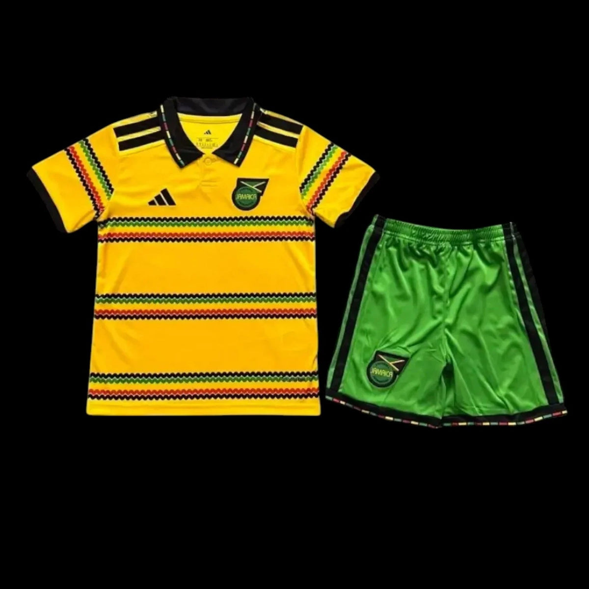 Maillot enfant Jamaïque 26/27 version fan — vue face