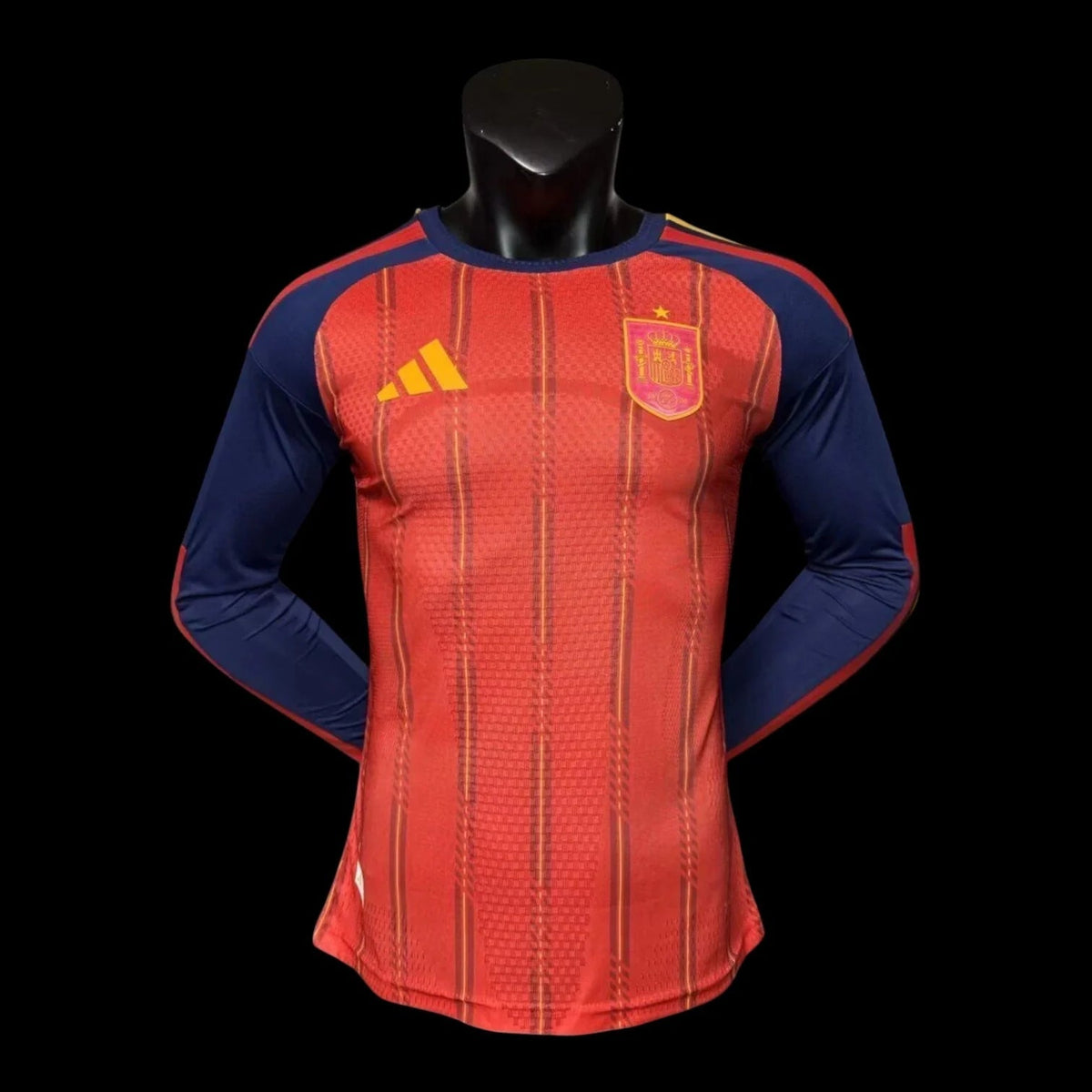 Maillot manches longues Espagne 26/27 version joueur — vue face