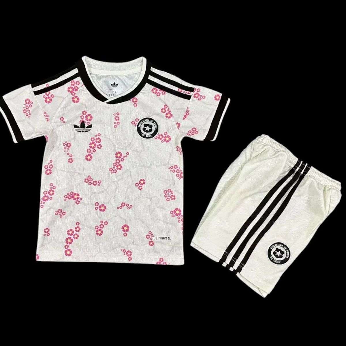 Maillot enfant Chilie 26/27 version fan — vue face