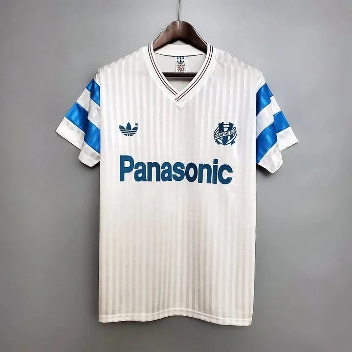 Maillot Olympique de Marseille 1990 version fan — vue face