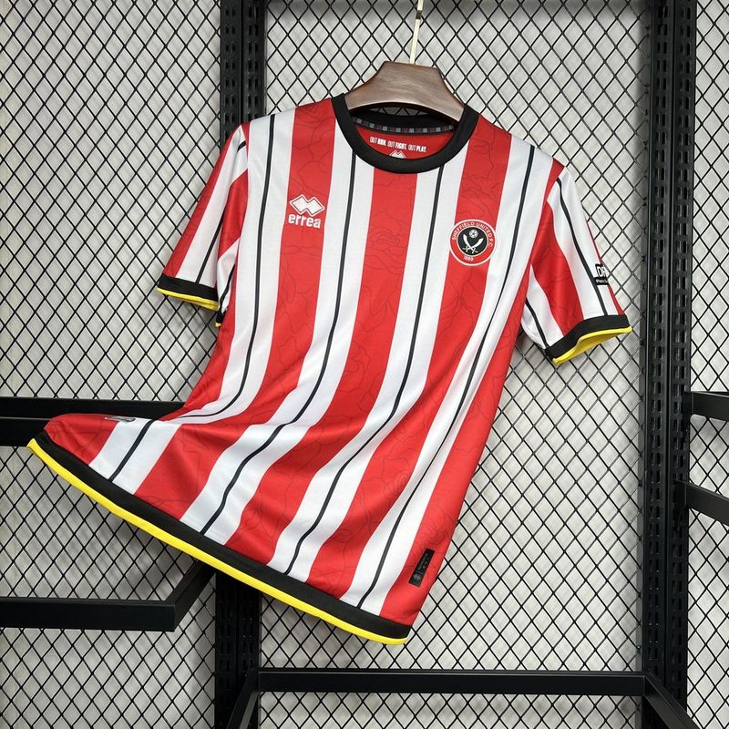 Maillot Sheffield 24/25 version fan — vue face