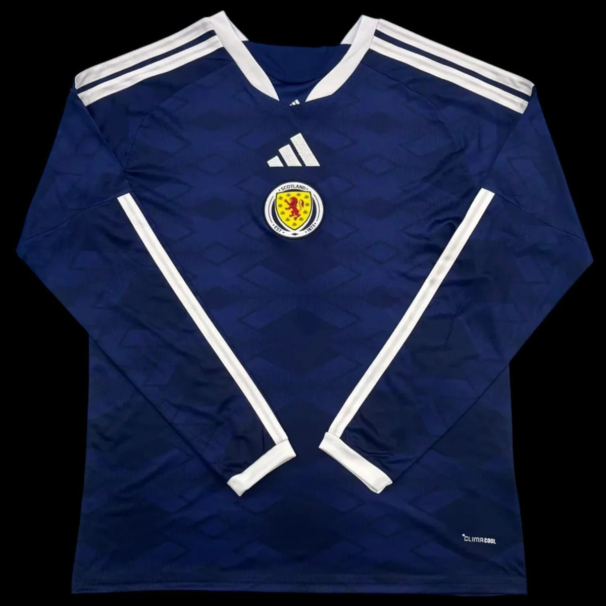 Maillot manches longues Écosse 26/27 version fan — vue face