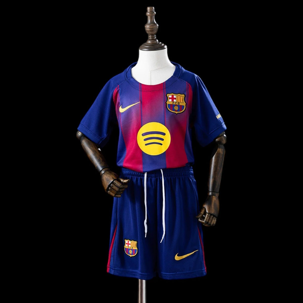Maillot enfant FC Barcelone 25/26 version fan — vue face