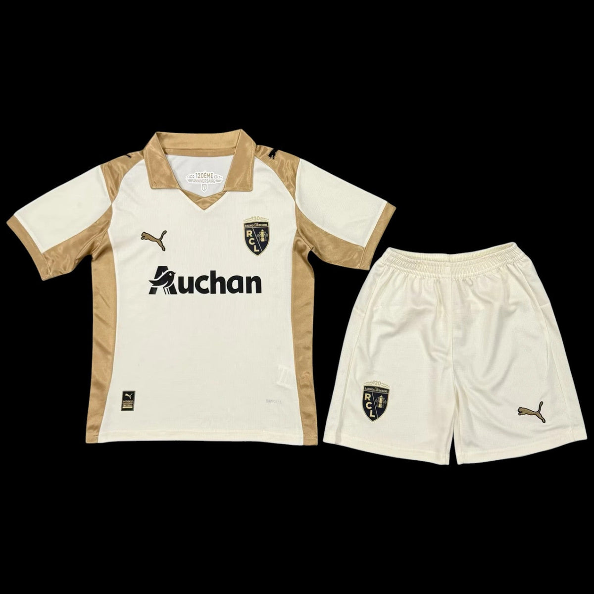 Maillot enfant RC Lens 25/26 version fan — vue face