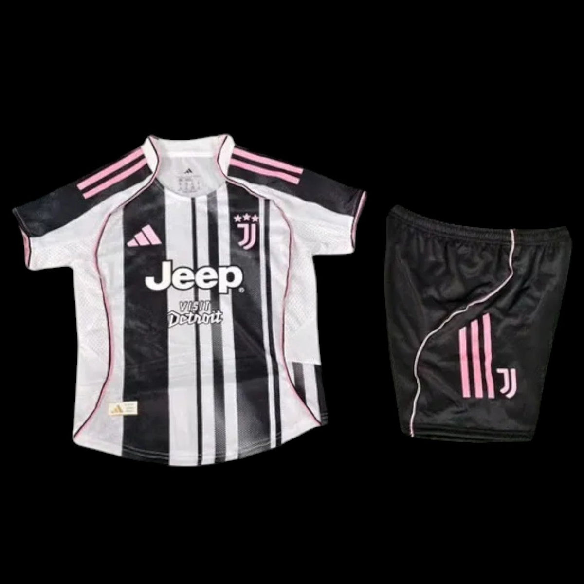 Maillot enfant Juventus 25/26 version fan — vue face