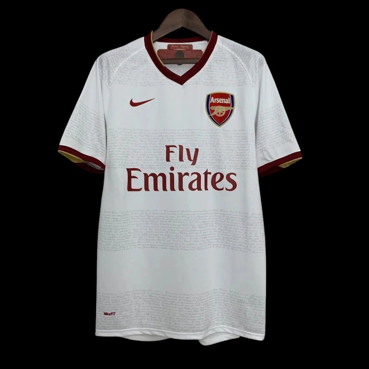 Maillot Arsenal 07/08 version fan — vue face