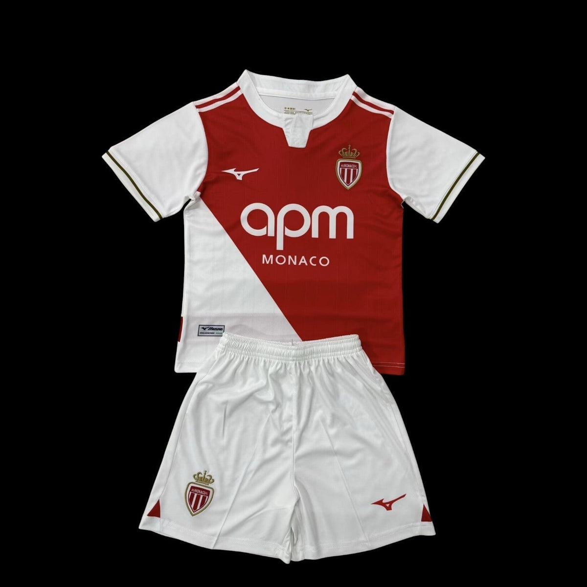 Maillot enfant Monaco 25/26 version fan — vue face
