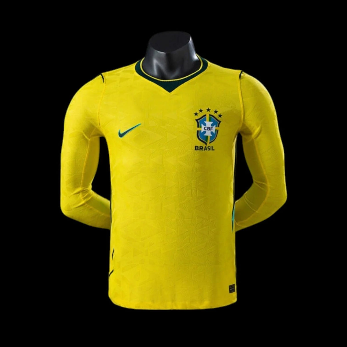 Maillot manches longues Brésil 26/27 version joueur — vue face
