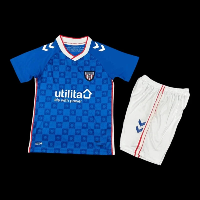 Maillot enfant Sunderland 25/26 version fan — vue face