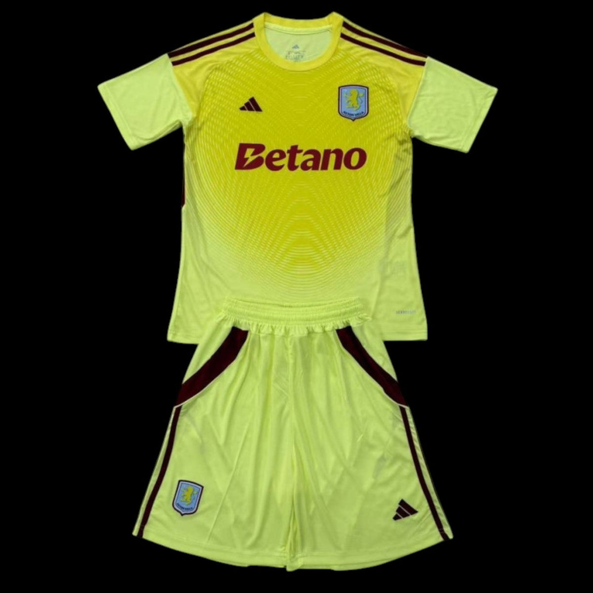 Maillot enfant Aston Villa 25/26 version fan — vue face