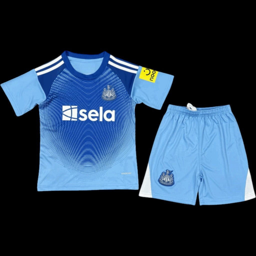 Maillot enfant Newcastle 25/26 version fan — vue face