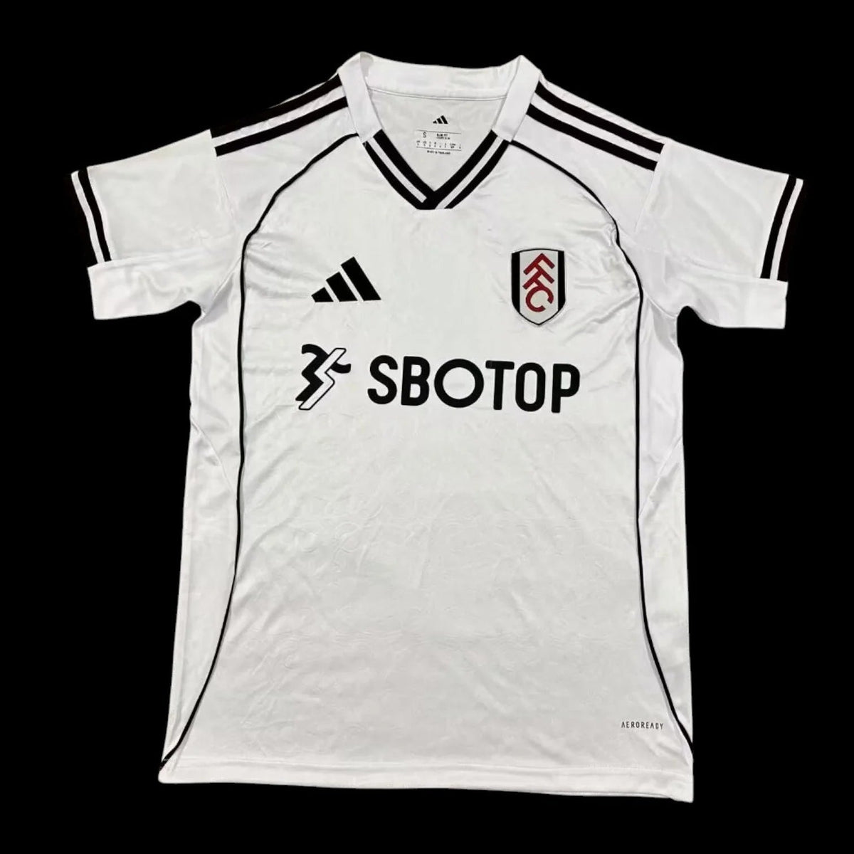 Maillot Fulham 25/26 version fan — vue face