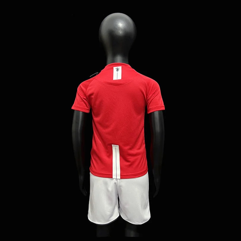 Maillot enfant Manchester United 07/08 version fan — vue dos