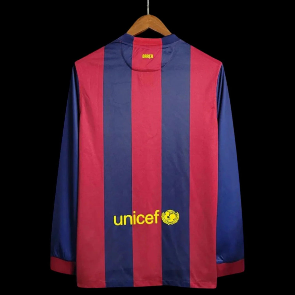 Maillot manches longues FC Barcelone 14/15 version fan — vue dos