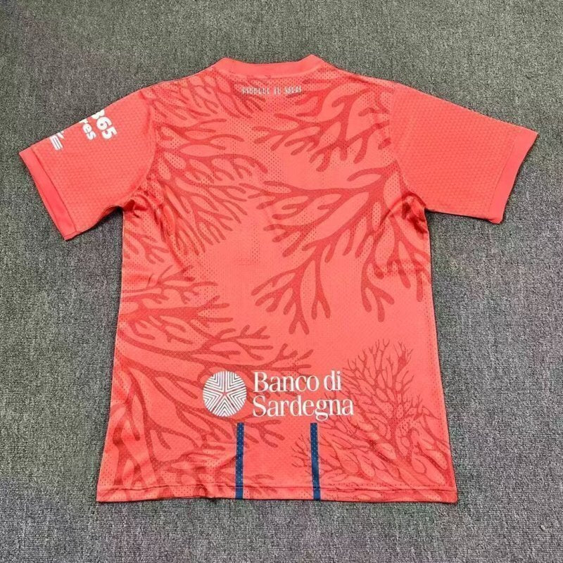 Maillot Cagliari 25/26 version fan — vue dos