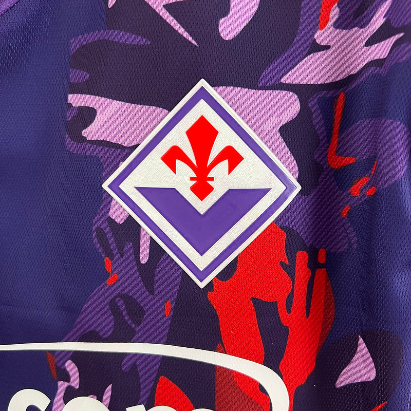 Maillot Fiorentina 23/24 version fan — vue detail