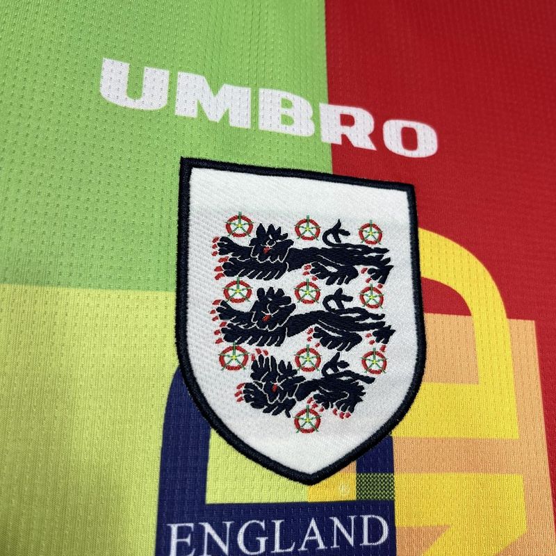 Maillot manches longues Angleterre 1995 version fan — vue detail