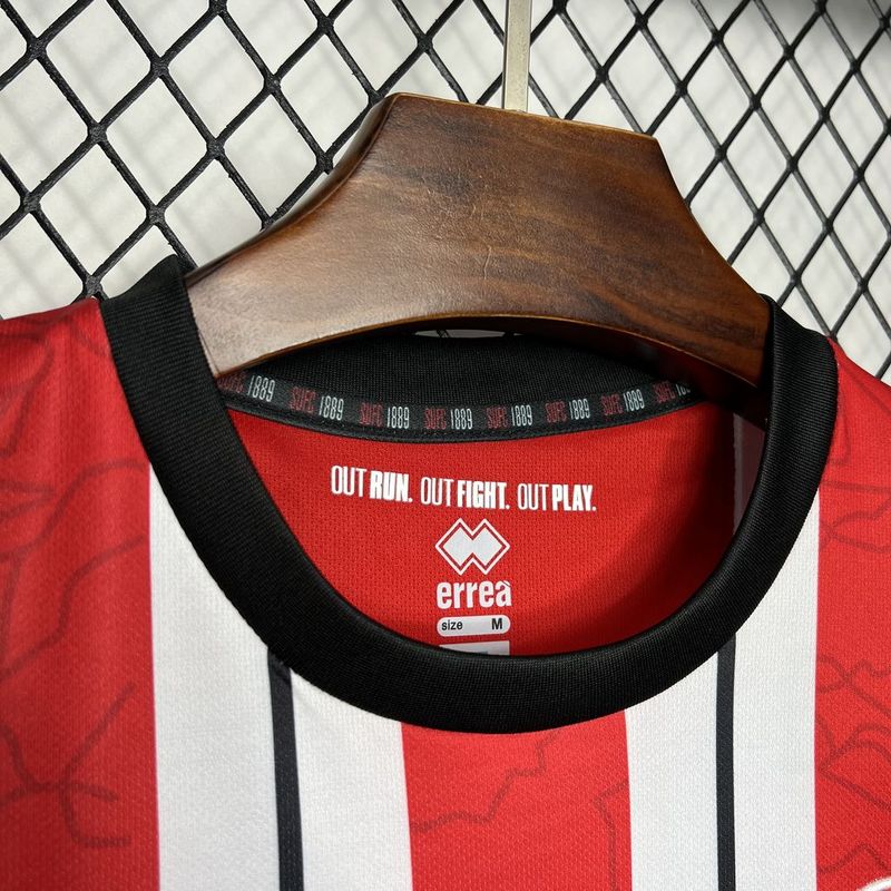 Maillot Sheffield 24/25 version fan — vue detail