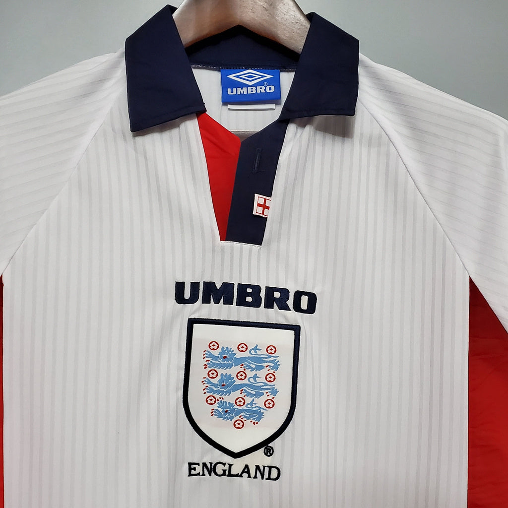 Maillot manches longues Angleterre 1998 version fan — vue detail