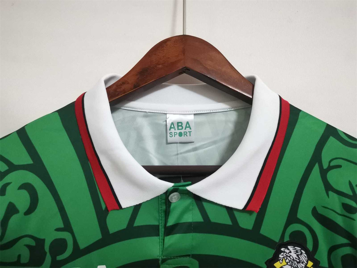 Maillot manches longues Mexique 1998 version fan — vue detail