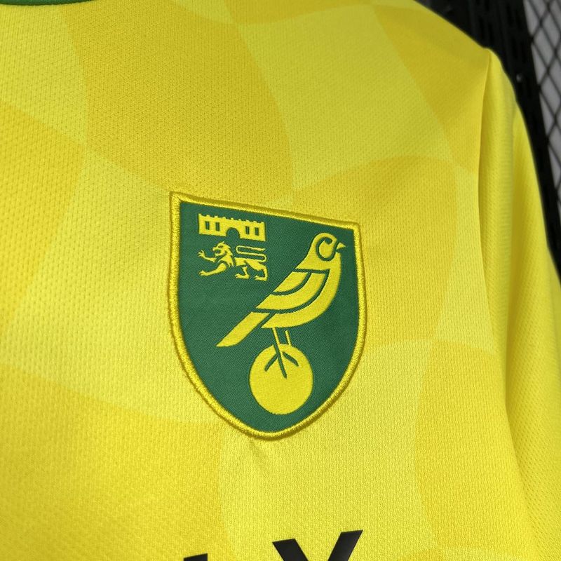 Maillot Norwich 24/25 version fan — vue detail