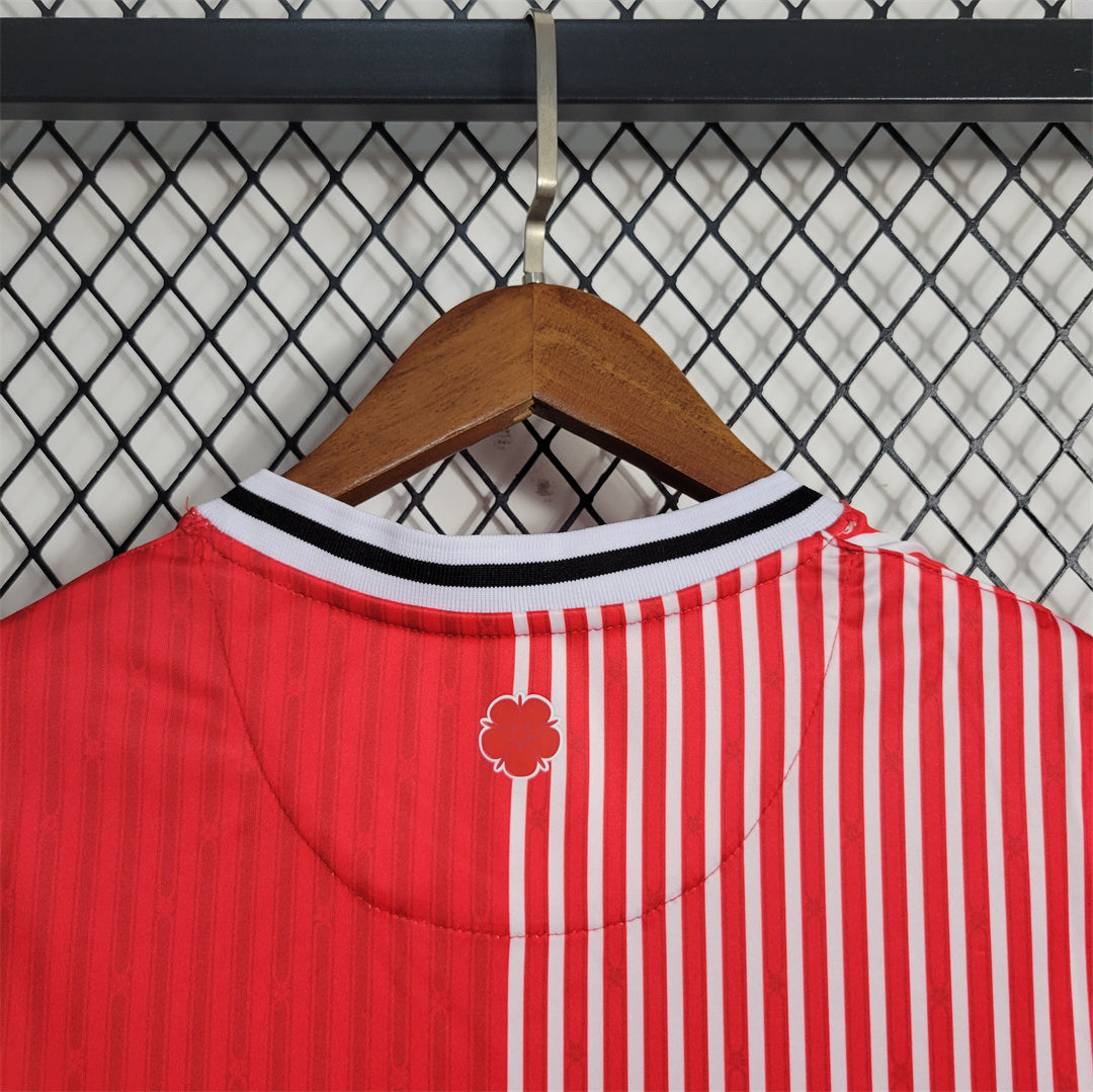 Maillot Southampton 23/24 version fan — vue detail