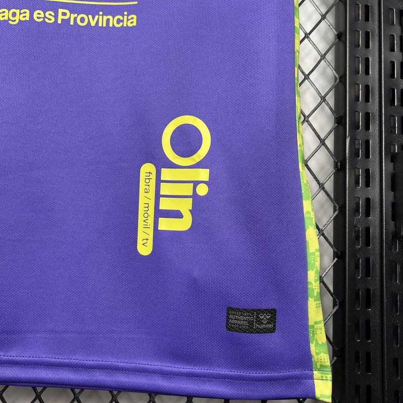 Maillot Malaga 24/25 version fan — vue detail