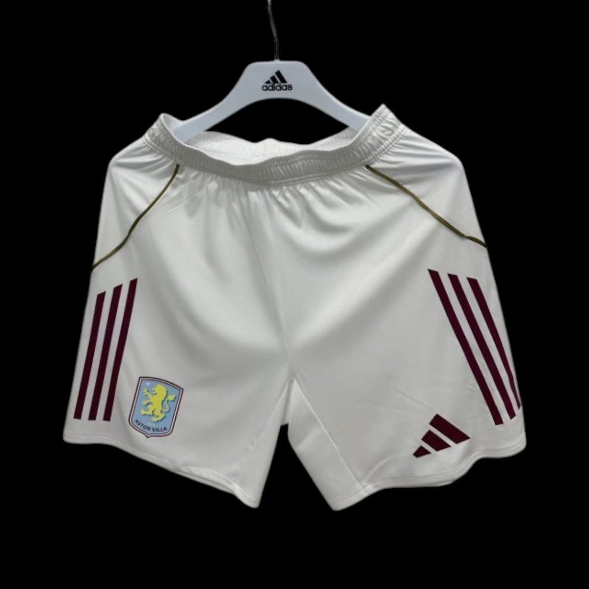 Short Aston Villa 25/26 version fan — vue face