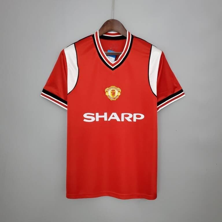 Maillot Manchester United 85/86 version fan — vue face