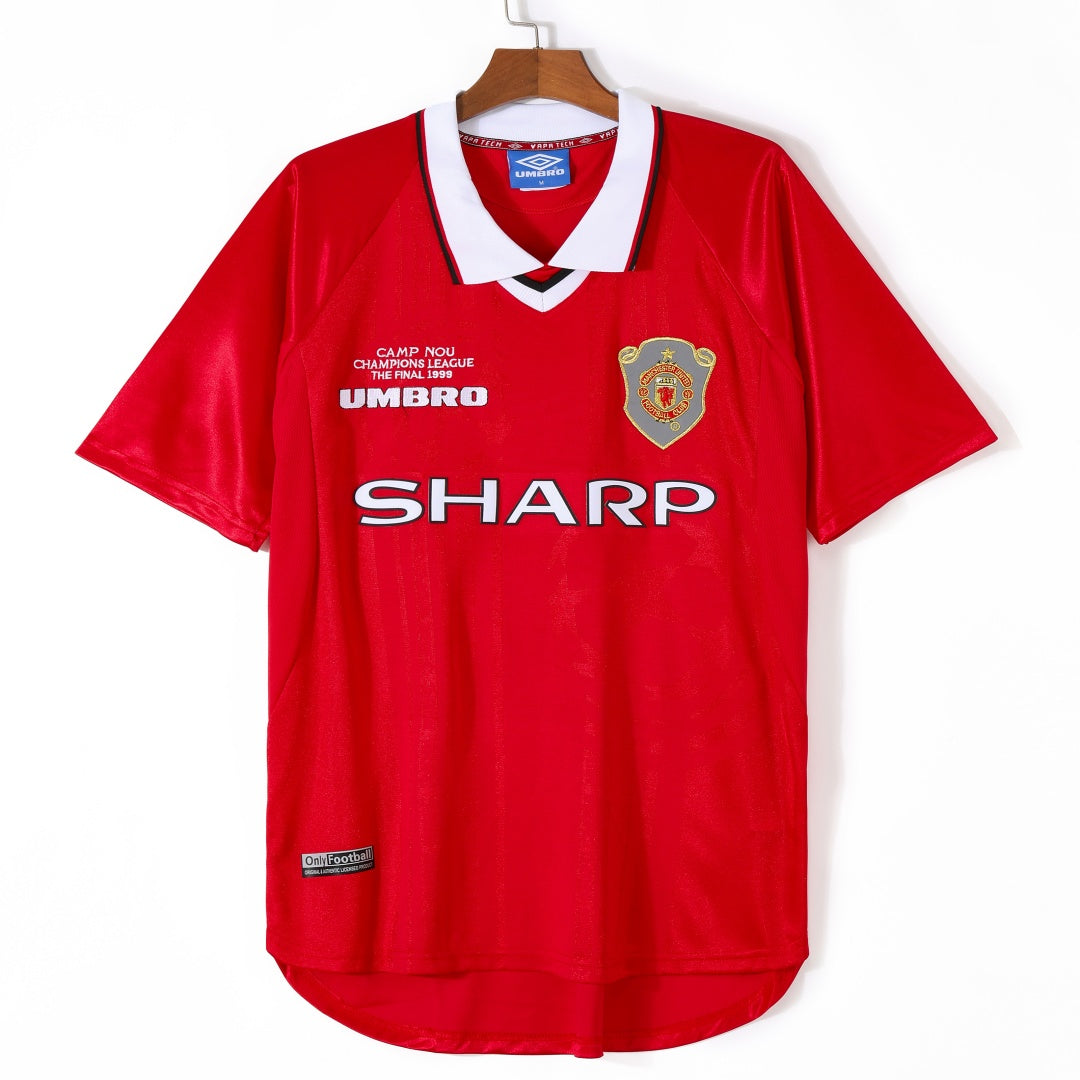 Maillot Manchester United 1999 version fan — vue face