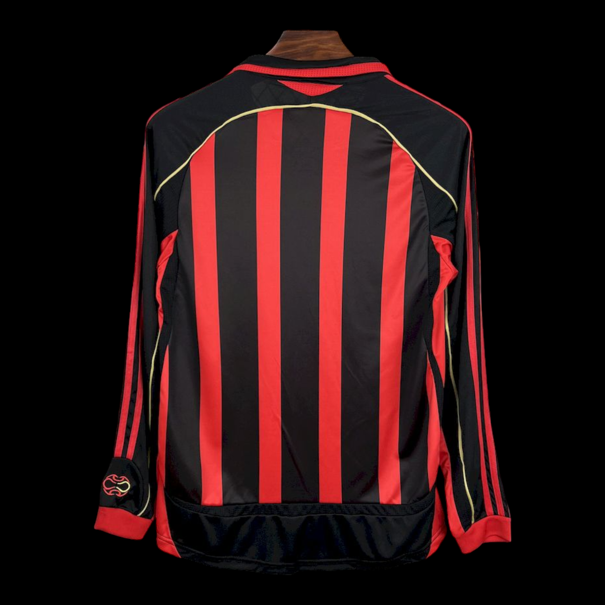 Maillot manches longues Milan AC 06/07 version fan — vue dos