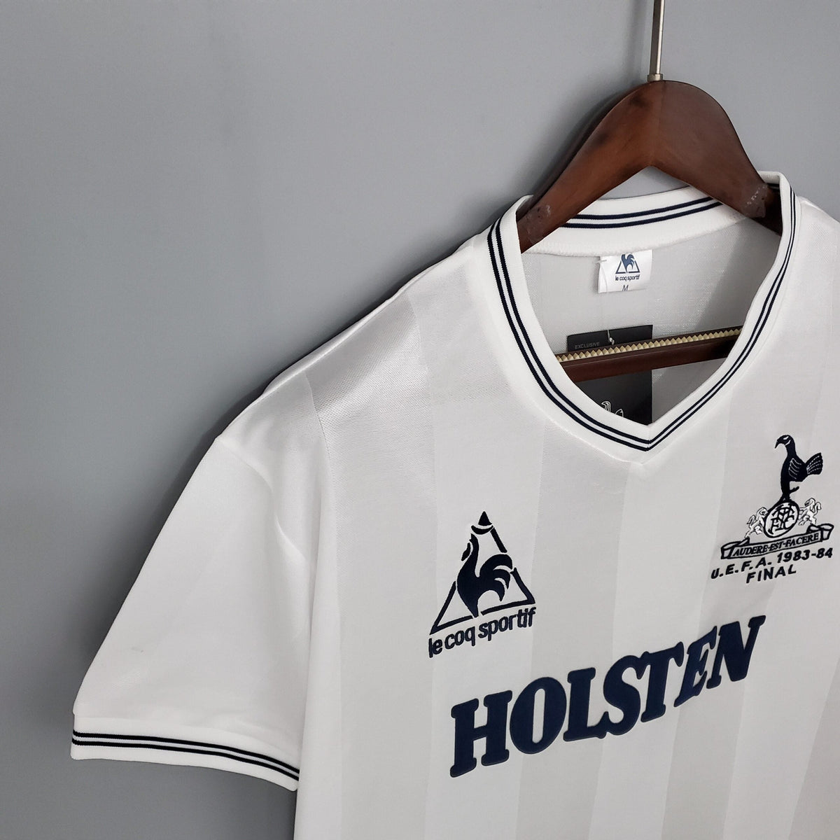 Maillot Tottenham 83/84 version fan — vue detail