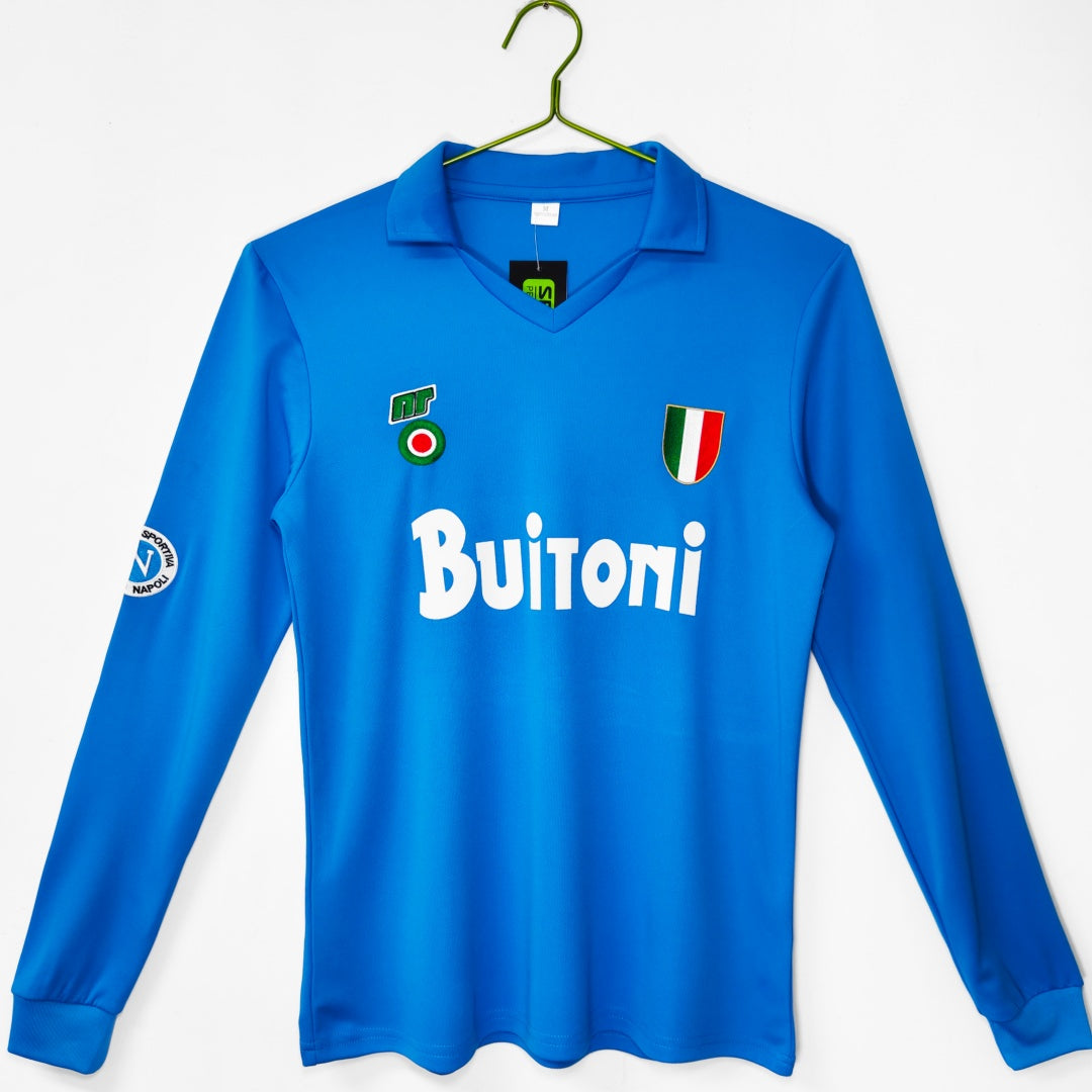 Maillot manches longues Naples 1987 version fan — vue face