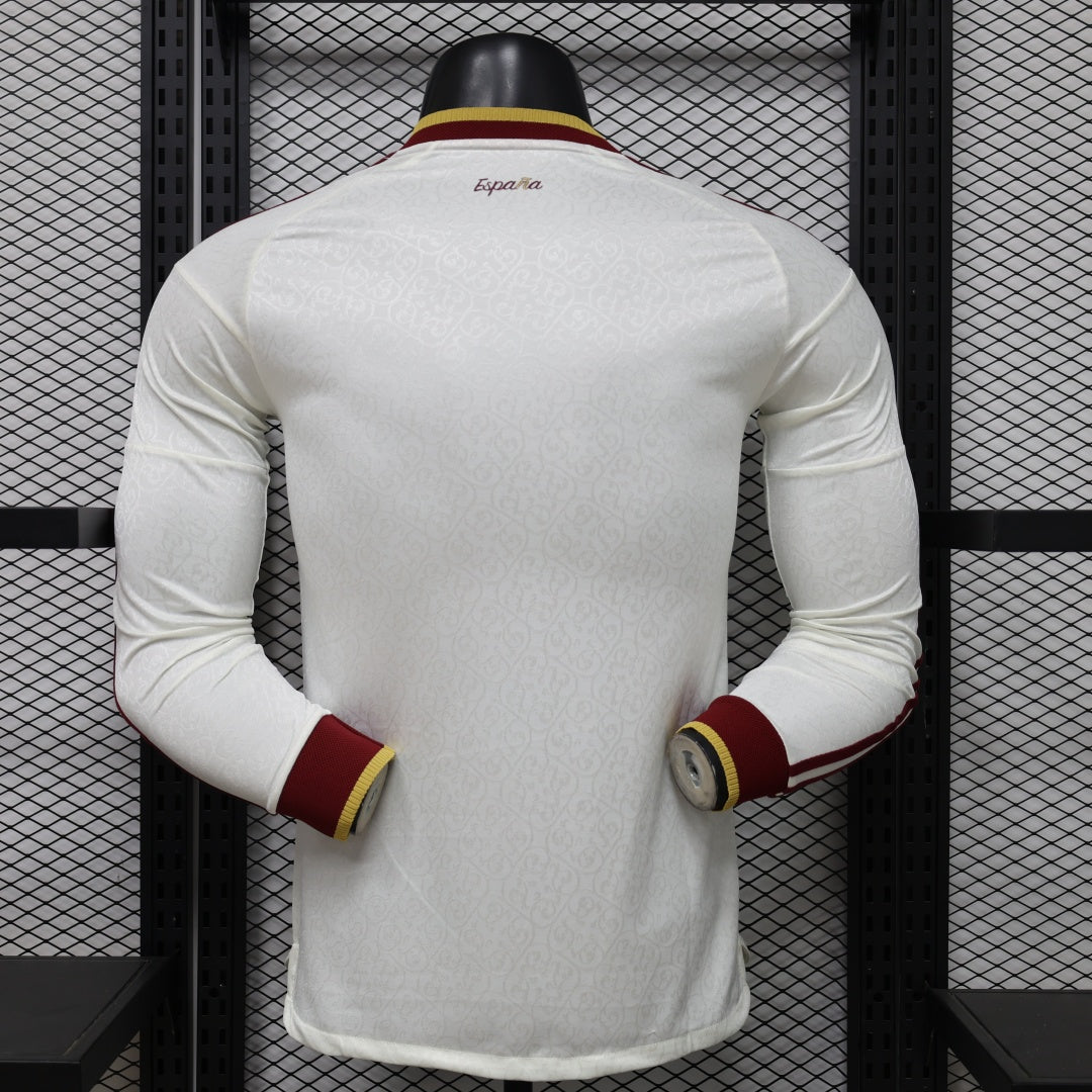 Maillot manches longues Espagne 2026 version joueur — vue dos
