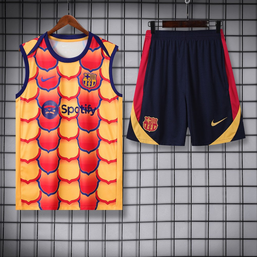 Ensemble Débardeur FC Barcelone Concept Orange 23/24