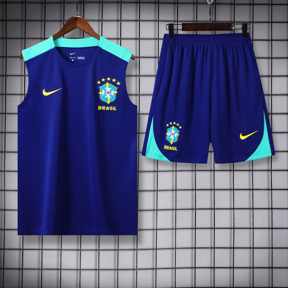Ensemble Débardeur Brésil Bleu 2024